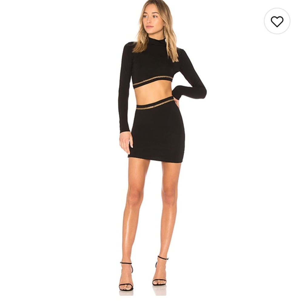 H:ours Benton Crop top and skirt